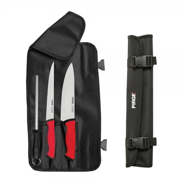 Pirge 35196 Duo Çantalı Bıçak Seti 3 Parça