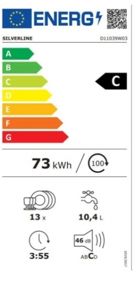 Silverline D11039W03 Bulaşık Makinesi