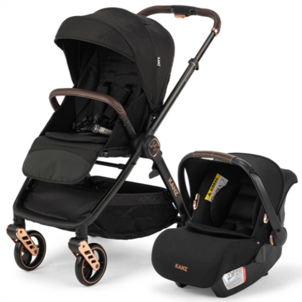 Kanz X-GO Plus Rose Gold Şase Travel Sistem Bebek Arabası