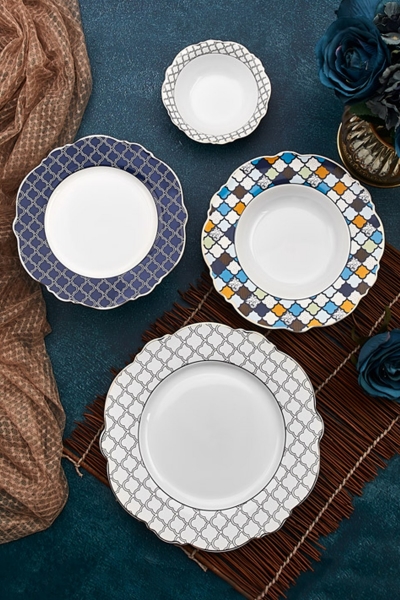 Paçi Bone China P/POR-101203 24 Parça Yemek Takımı