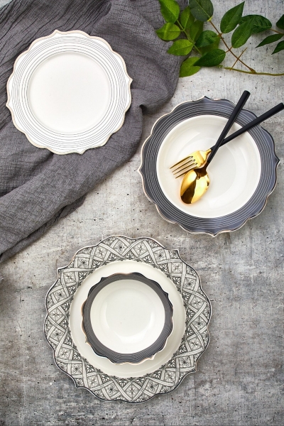 Paçi Bone China P/POR-101359 24 Parça Yemek Takımı