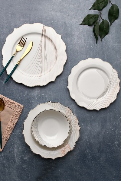 Paçi Bone China P/POR-101320 24 Parça Yemek Takımı
