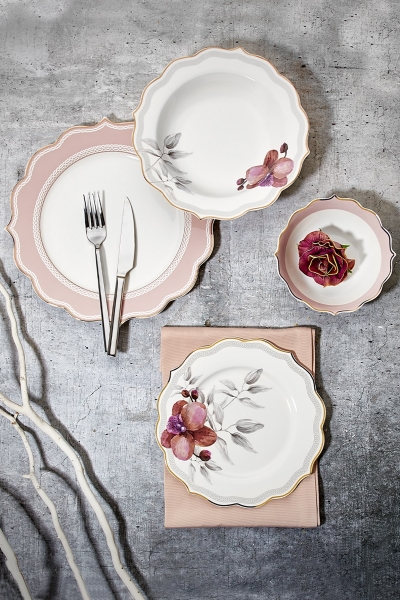 Paçi Bone China P/POR-101323 24 Parça Yemek Takımı