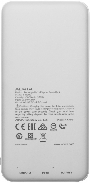 Adata T10000 10000 mAh Powerbank