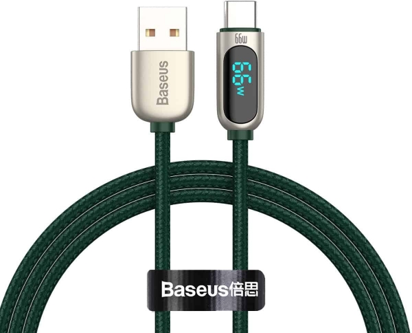 Baseus Display Fast Charging USB to Type-C 66W Şarj Kablosu