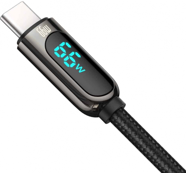 Baseus Display Fast Charging USB to Type-C 66W Şarj Kablosu