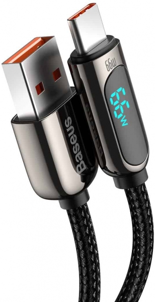 Baseus Display Fast Charging USB to Type-C 66W Şarj Kablosu