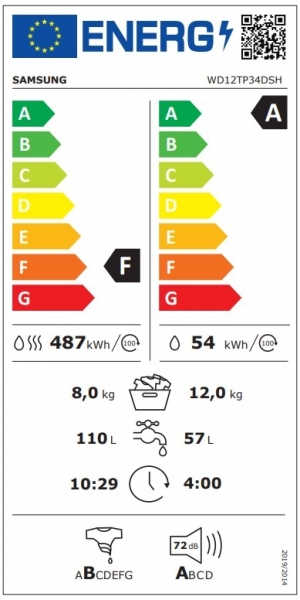 Samsung WD12TP34DSH/AH Çamaşır Makinesi