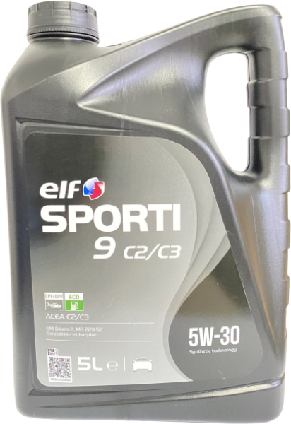 Elf Sporti 9 C2/C3 5W-30 Motor Yağı (5 litre)