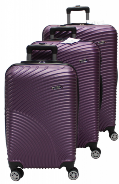 Case Club Unisex ABS 3'lü Valiz Seti