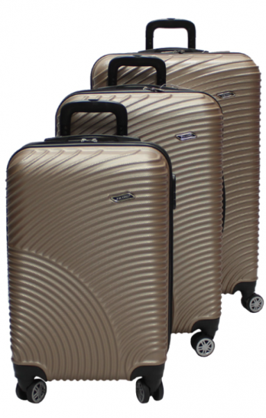 Case Club Unisex ABS 3'lü Valiz Seti