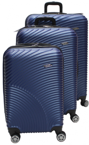 Case Club Unisex ABS 3'lü Valiz Seti