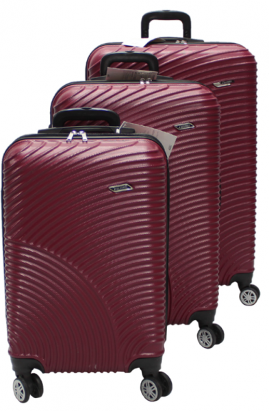 Case Club Unisex ABS 3'lü Valiz Seti