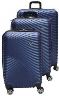 Case Club Unisex ABS 3'lü Valiz Seti