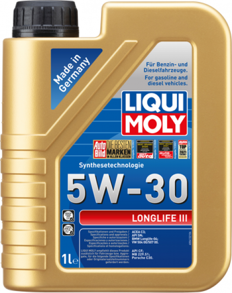 Liqui Moly Longlife III 5W-30 Motor Yağı (1 litre)