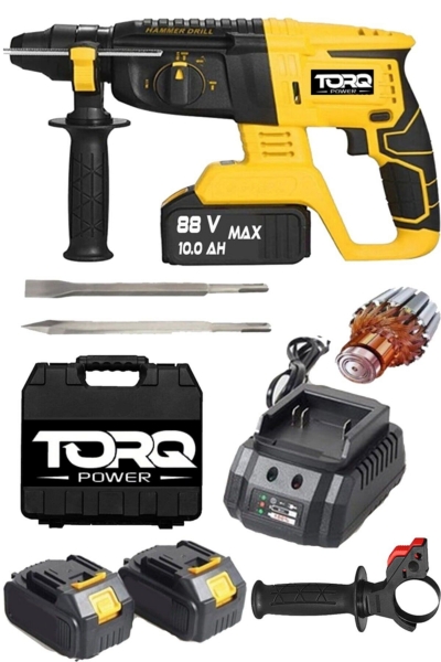 Torq Power Brushless 88 V 10 Ah Akülü Kırıcı (Sarı)