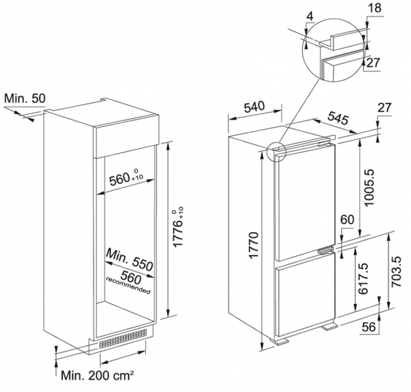 Franke FCB 320 NF NE F Buzdolabı