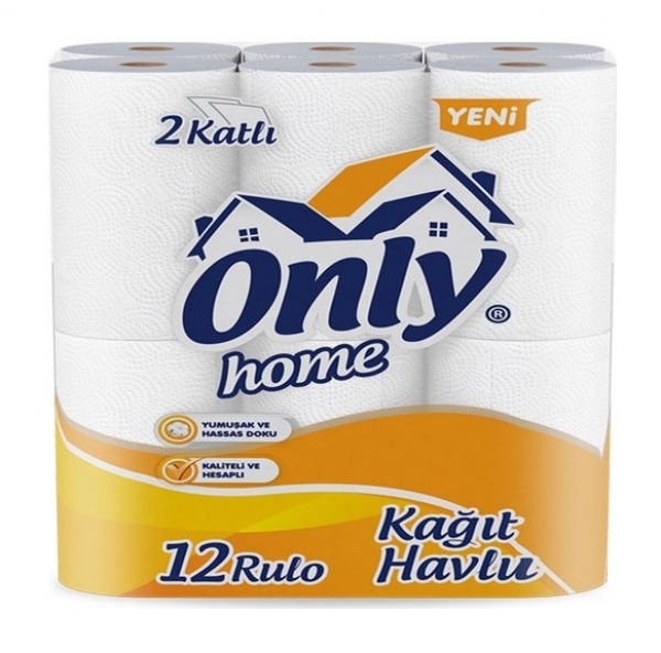 Only Home Kağıt Havlu 12 Rulo