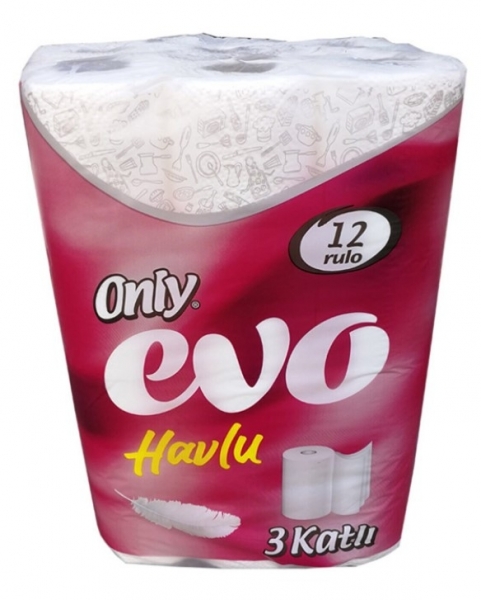 Only Evo Kağıt Havlu 12 Rulo