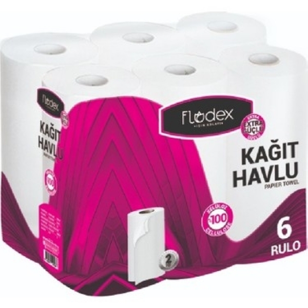 Flodex Kağıt Havlu 6 Rulo