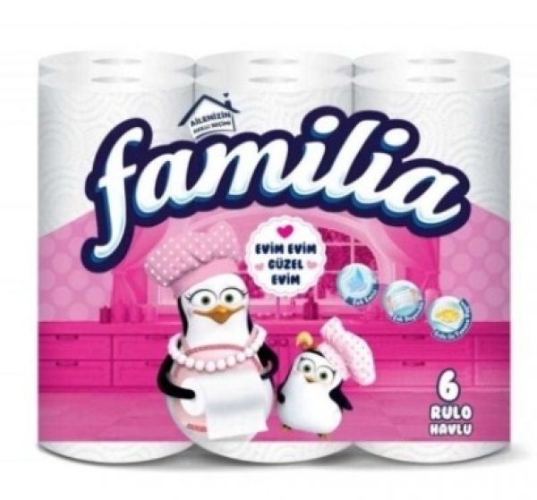 Familia Güzel Evim Kağıt Havlu 6 Rulo