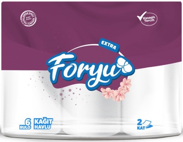 Foryu Extra Kağıt Havlu 6 Rulo