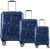 ÇÇS 5216 Owl ABS 3'lü Valiz Seti