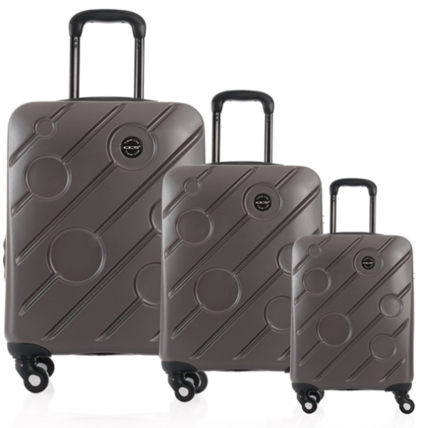 ÇÇS 5208 ABS 3'lü Valiz Seti