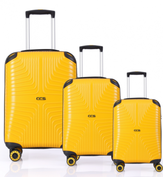 ÇÇS 5192 ABS 3'lü Valiz Seti