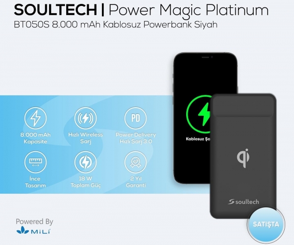 Soultech Power Magic Platinum 8000 mAh Powerbank