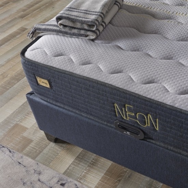 Armis Neon Mavi 90x190 cm Yaylı Yatak