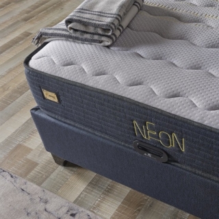Armis Neon Mavi 90x190 cm Yaylı Yatak