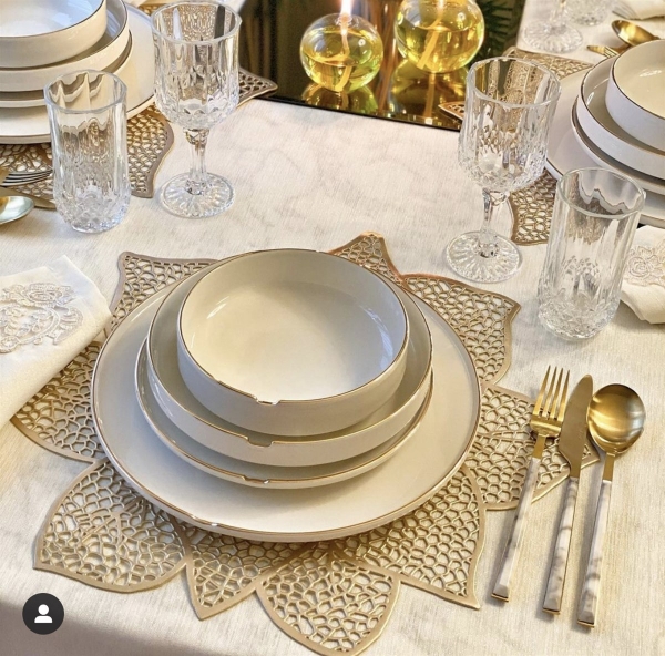 PM Leonardo Dali Gold 24 Parça Yemek Takımı