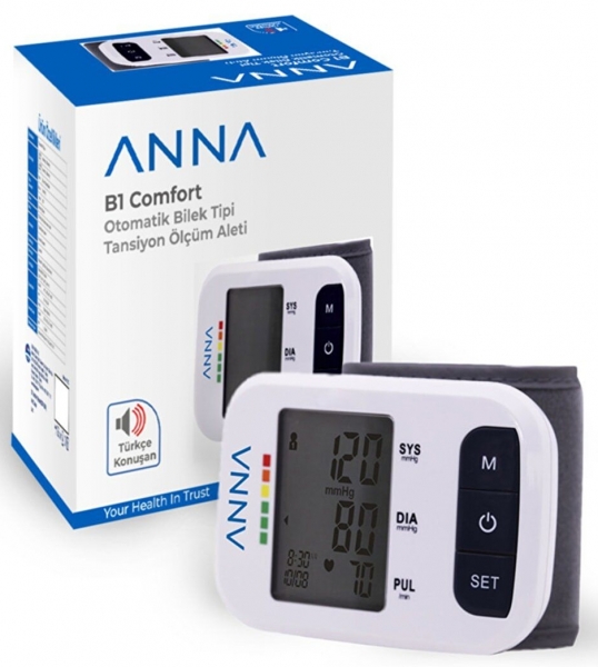 Anna B1 Comfort Tam Otomatik Tansiyon Aleti