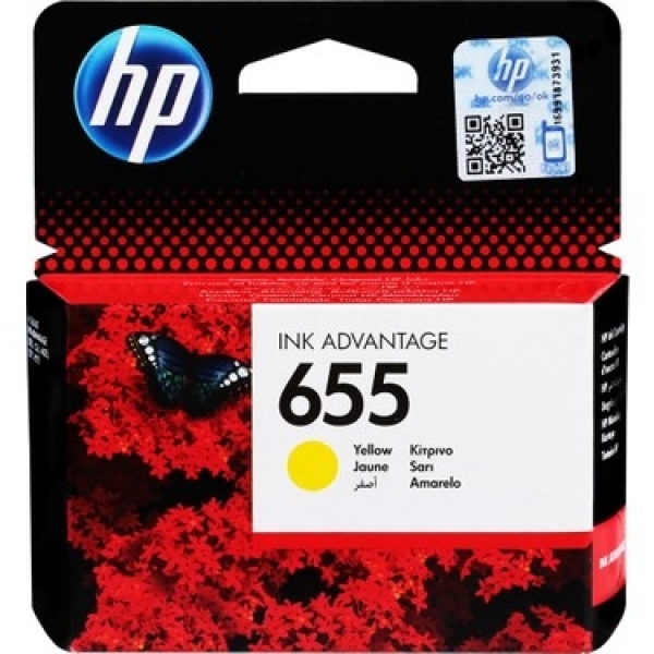 HP 655 Kartuş (Sarı)