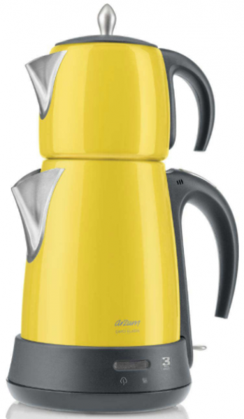 Arzum AR3037 Çaycı Klasik Çay Makinesi (Sarı)