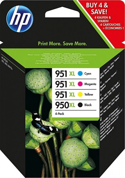 HP 951XL Kartuş (Siyah / Sarı / Mavi / Kırmızı)