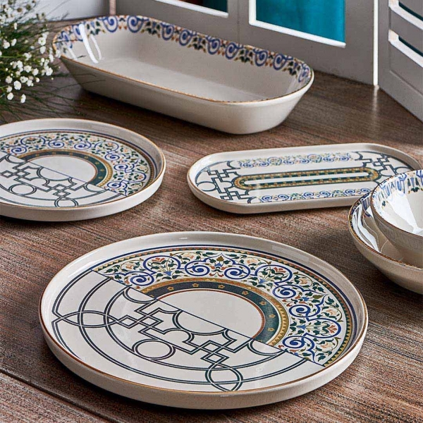 Neva Mentol Jülide N3164 27 Parça Yemek Takımı