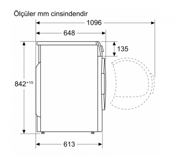 Siemens WQ41G200TR Isı Pompalı Kurutma Makinesi