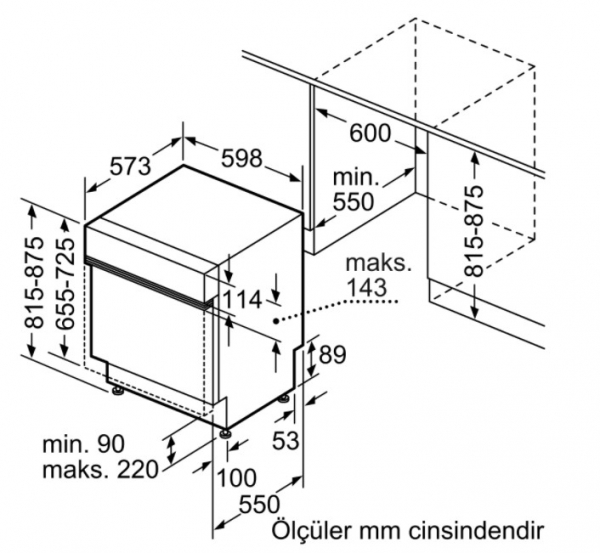 Profilo BMA6253EG Bulaşık Makinesi