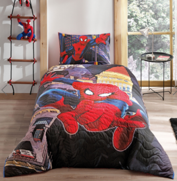 Taç Spiderman Complete Set 160x220 cm