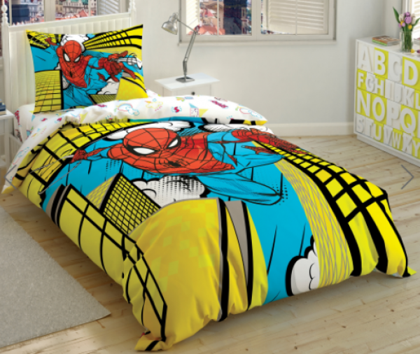 Taç Spiderman Exciting Jump 160x220 cm