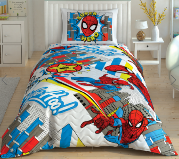 Taç Spiderman Hero Complete Set 160x220 cm