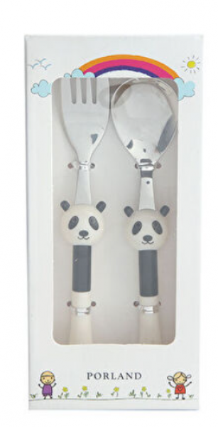 Porland Mini Panda Çatal Kaşık Bıçak Takımı