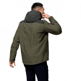 Jack Wolfskin Arland 3IN1 Erkek Mont
