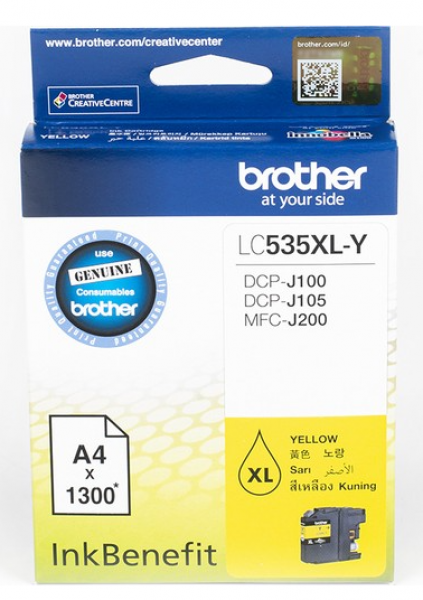 Brother LC535XL-Y Kartuş (Sarı)