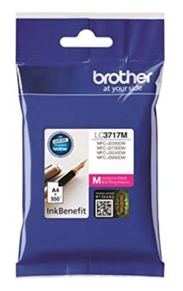 Brother LC3717-M Kartuş (Kırmızı)