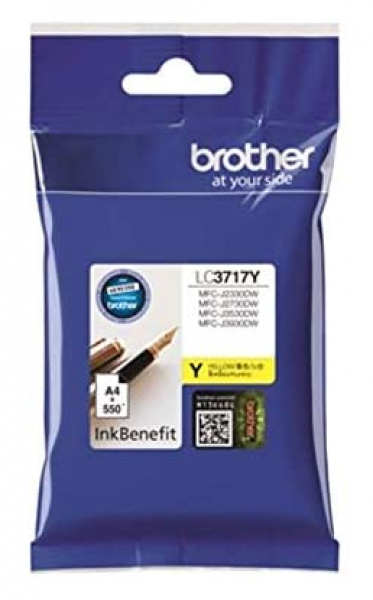 Brother LC3717-Y Kartuş (Sarı)