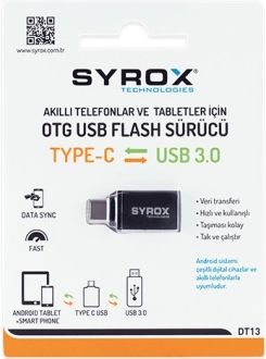 Syrox DT13 Type-C to USB 3.0 Dönüştürücü