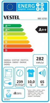 Vestel KM 10701 Isı Pompalı Kurutma Makinesi